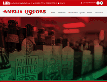 Tablet Screenshot of ameliaislandliquors.com